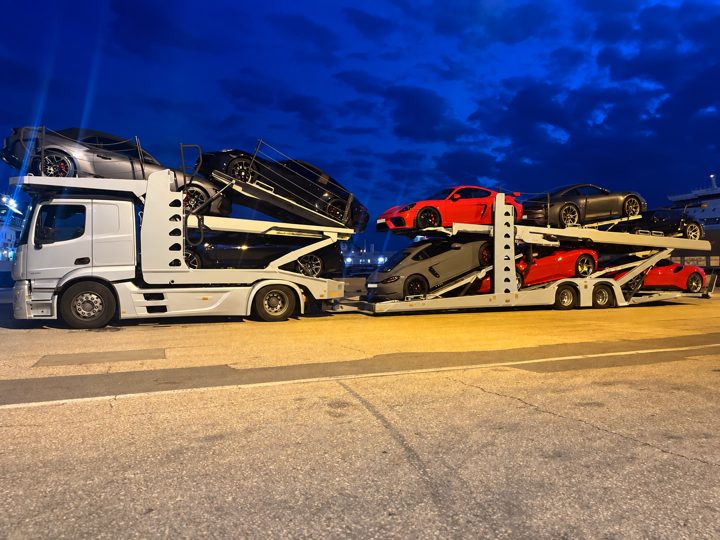 Portacoches Mercedes-Benz Actros + ROLFO EGO 427